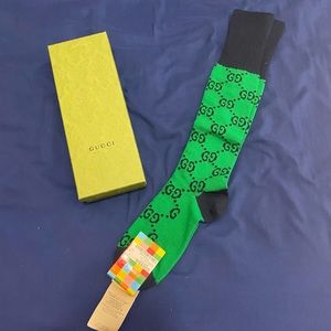 Green Gucci Socks AUTHENTIC